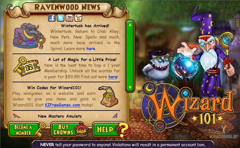 W101 Sign In Wizard101 Login Wizard101 Introduces A New World | WIRED